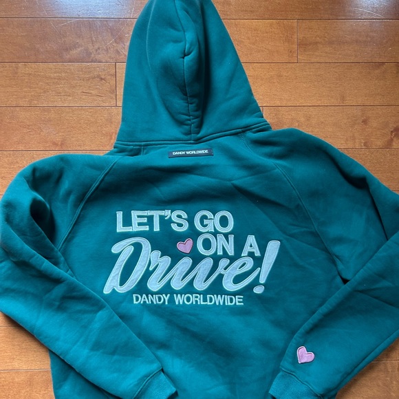 Green Hoodie - Women's Sweatshirt - Picture 1 of 4